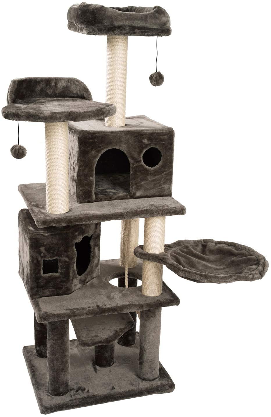 Premium Katzen Kratzbaum XXL, 165cm, platzsparend – jamaxx-pets