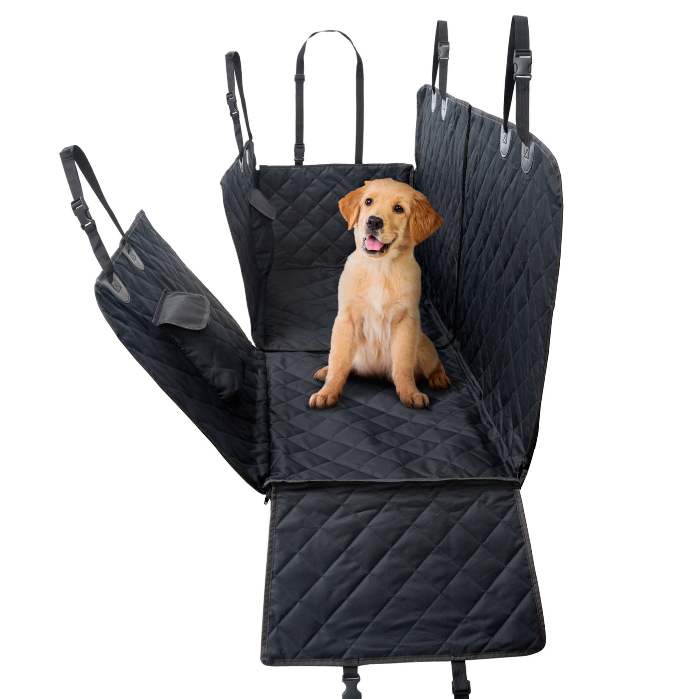 [PDSC1] - Auto Schondecke für Rücksitze u Kofferraum Wasserdicht Waschbar Premium Hunde-Decke für SUV Kombi oder Limousine