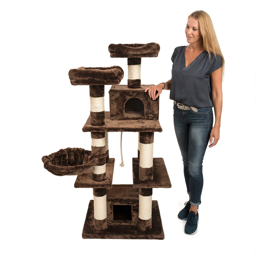 B-Ware: PCT6002, Premium Quality, XXL Premium Kratzbaum Höhe 160 cm, 1 –  jamaxx-pets