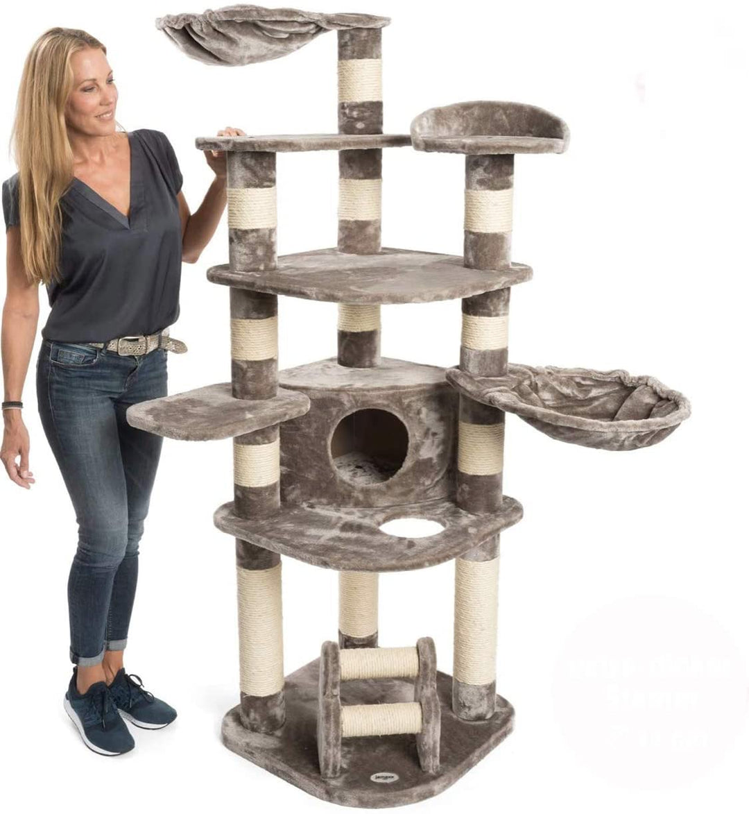 B-Ware: PCT6003, Premium XXL Kratzbaum, Kletterbaum für große Katzen H –  jamaxx-pets