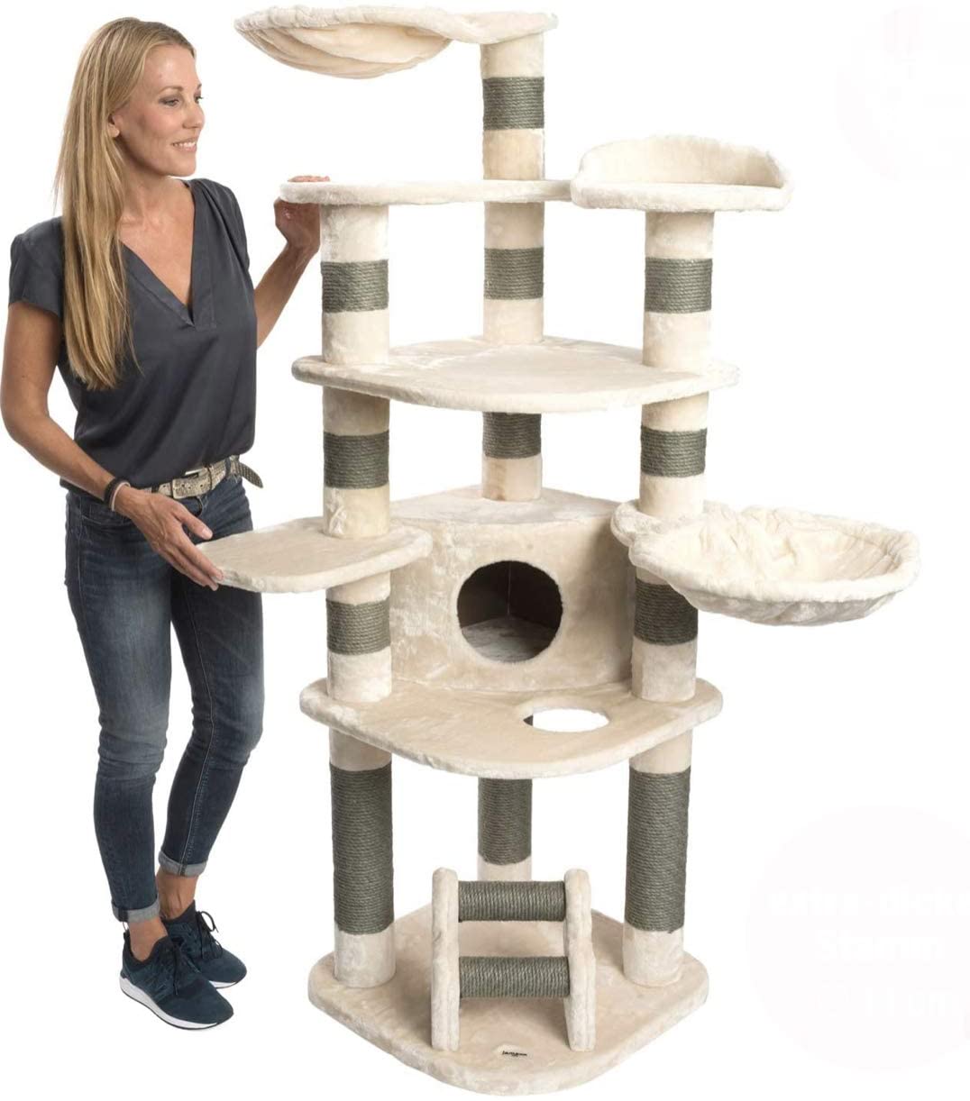B-Ware: PCT6003, Premium XXL Kratzbaum, Kletterbaum für große Katzen H –  jamaxx-pets