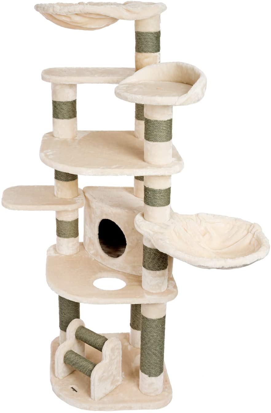 Premium XXL Kratzbaum, 175cm hoch, extra stabil, platzsparend – jamaxx-pets