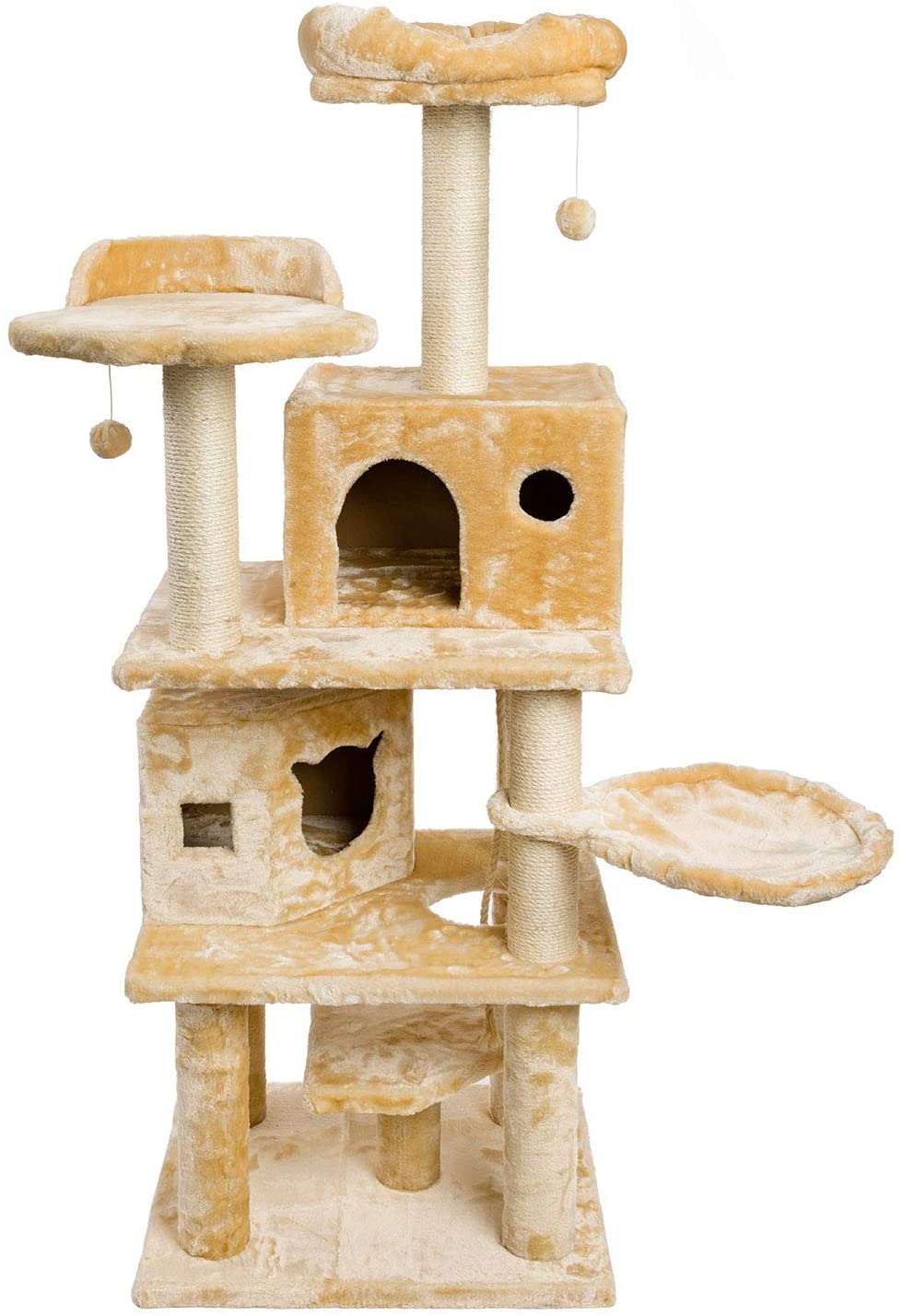 B-Ware: PCT6006, Premium Katzen Kratzbaum XXL H165cm, Extra-Stabil 9 c –  jamaxx-pets