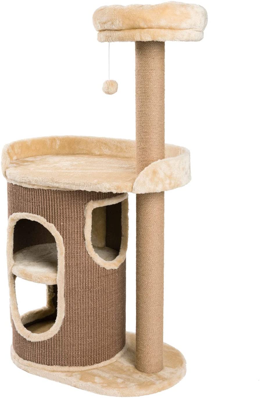Jamaxx Qualität: Katzen Kratzbaum mit Kratztonne zum Toben, Spielen, Kuscheln