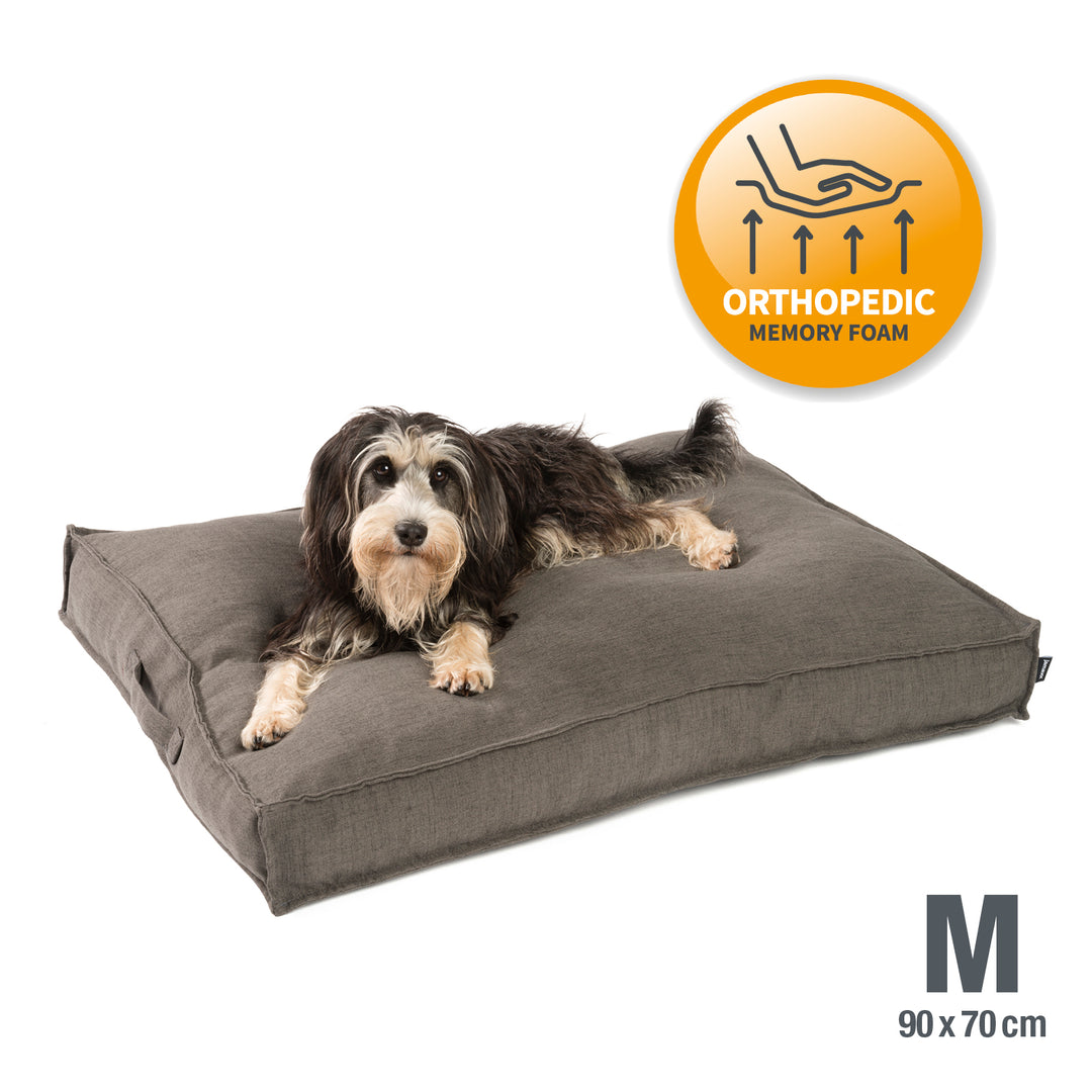 Premium Hundekissen, waschbar, Leinen-Optik, 8 Farben – jamaxx-pets