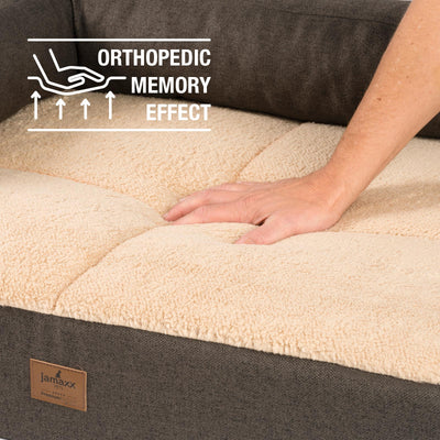 B-Ware: PDB3014 | Premium 2-in-1 Hundesofa, abnehmbare Seitenpolster, waschbar, orthopädisch
