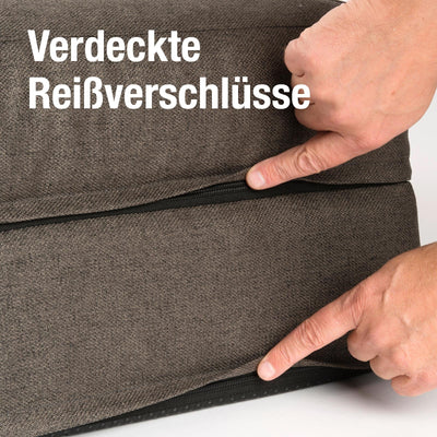 B-Ware: PDB3014 | Premium 2-in-1 Hundesofa, abnehmbare Seitenpolster, waschbar, orthopädisch