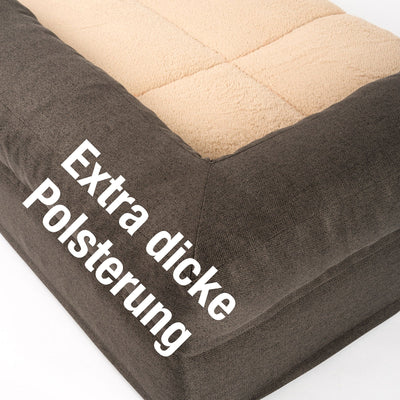 B-Ware: PDB3014 | Premium 2-in-1 Hundesofa, abnehmbare Seitenpolster, waschbar, orthopädisch