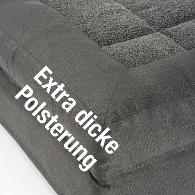 B-Ware: PDB3014 | Premium 2-in-1 Hundesofa, abnehmbare Seitenpolster, waschbar, orthopädisch