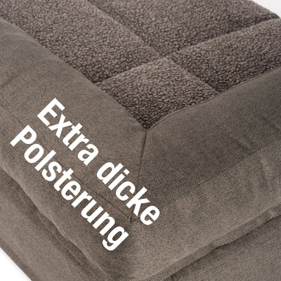 B-Ware: PDB3014 | Premium 2-in-1 Hundesofa, abnehmbare Seitenpolster, waschbar, orthopädisch