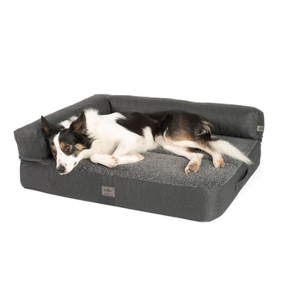 B-Ware: PDB3014 | Premium 2-in-1 Hundesofa, abnehmbare Seitenpolster, waschbar, orthopädisch