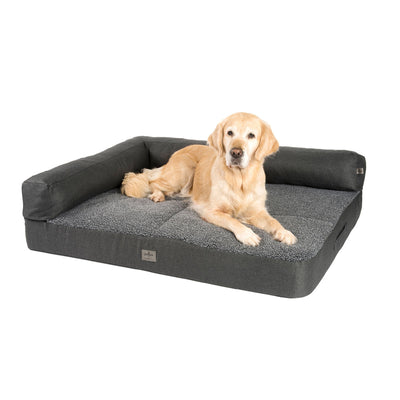 B-Ware: PDB3014 | Premium 2-in-1 Hundesofa, abnehmbare Seitenpolster, waschbar, orthopädisch