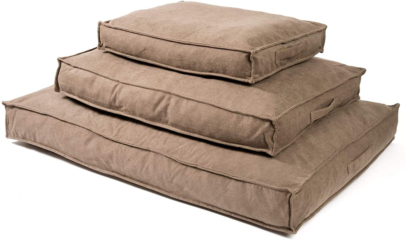 Premium Hundekissen, waschbar, feuchtigkeitsabweisend, 3 Farben, sand