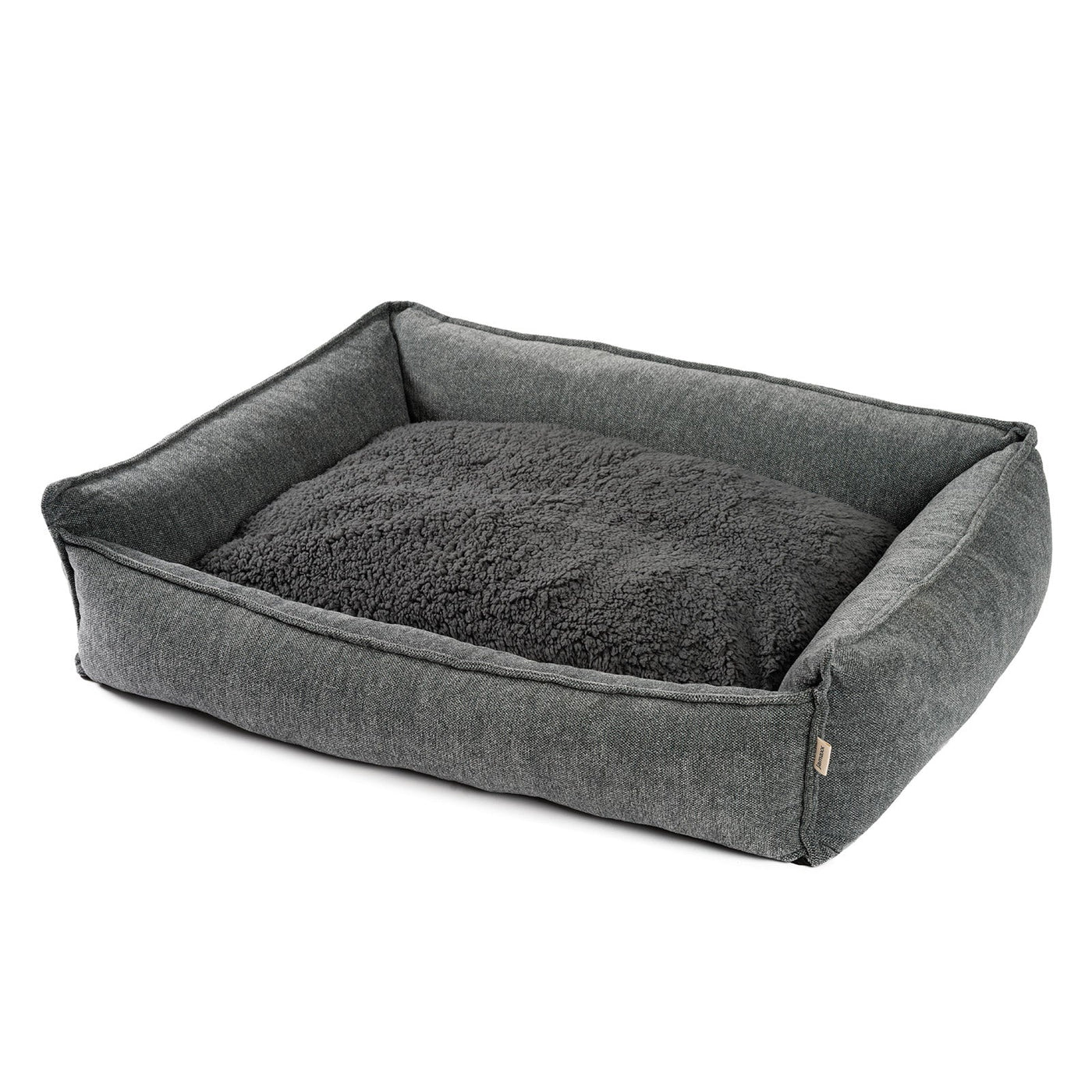 B-Ware: PDB2004, Premium Hundebett mit Wendekissen, Edler Chinelle Stoff, waschbar - Orthopädisch ★ Memory Foam Flocken, S/M/L, braun, grau, ...