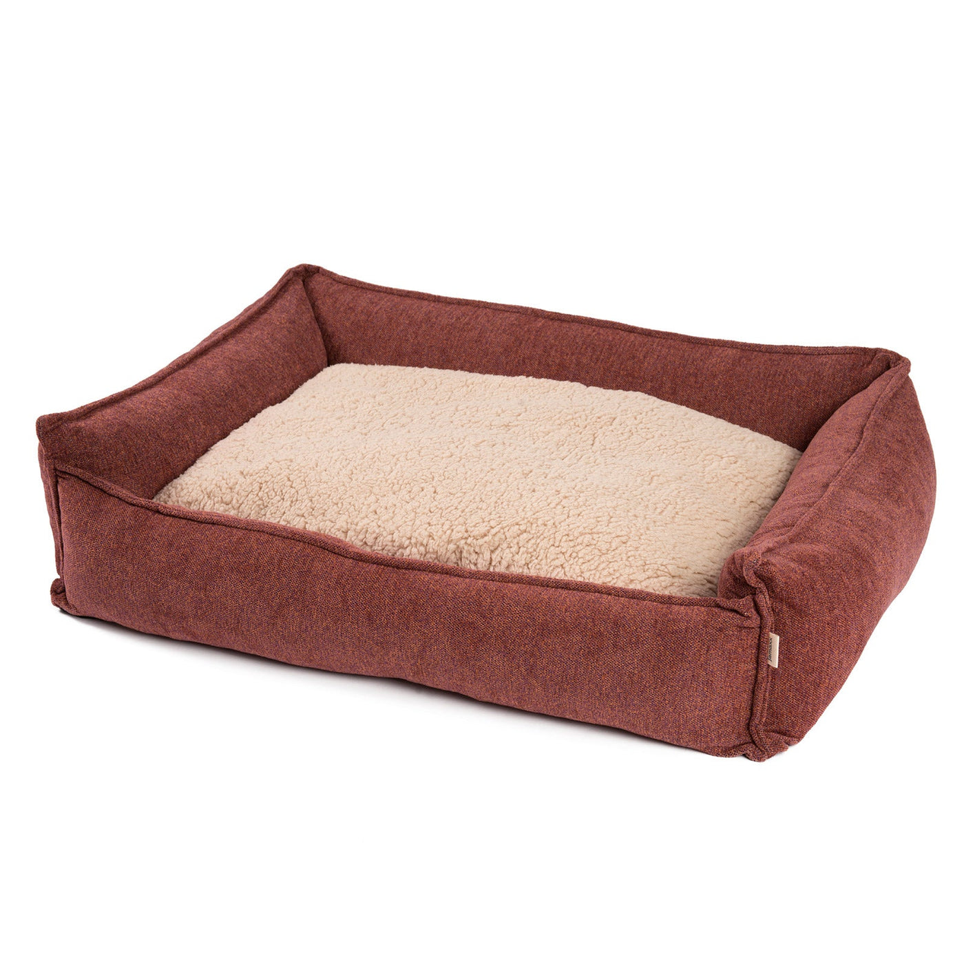 B-Ware: PDB2004, Premium Hundebett mit Wendekissen, Edler Chinelle Stoff, waschbar - Orthopädisch ★ Memory Foam Flocken, S/M/L, braun, grau, ...