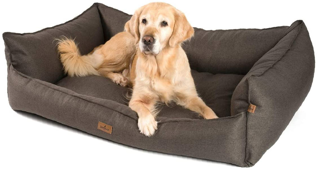 LUXURY Hundebett / Hunde-Sofa, hohe Seiten, OEKOTEX, waschbar – jamaxx-pets