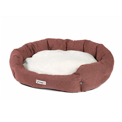 B-Ware: PDB2089, Hunde-Körbchen Bequem Weich, Wendekissen Waschbar Hundekorb Hundebett mit Komfort-Polsterung, S/M/L, grau beige braun...