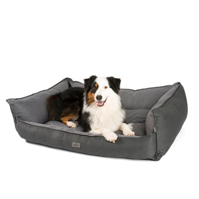 B-Ware: PDB2018 LUXURY Premium Hundebett, Orthopädisches Hundesofa mit Memory Foam Füllung, Extra-hohe Seitenränder, OEKOTEX Stoffbezug, waschbar