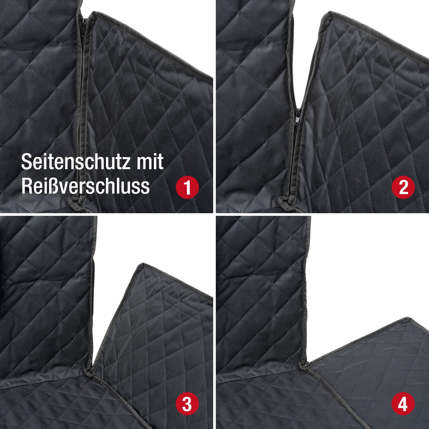 B-Ware: [PDSC1] - Auto Schondecke für Rücksitze u Kofferraum Wasserdicht Waschbar Premium Hunde-Decke für SUV Kombi oder Limousine